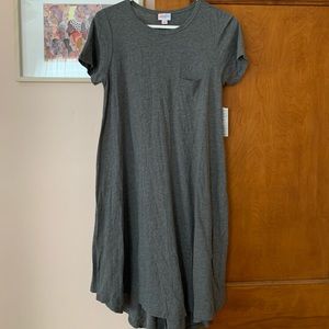 NWT Lula Roe Gray T-Shirt Dress